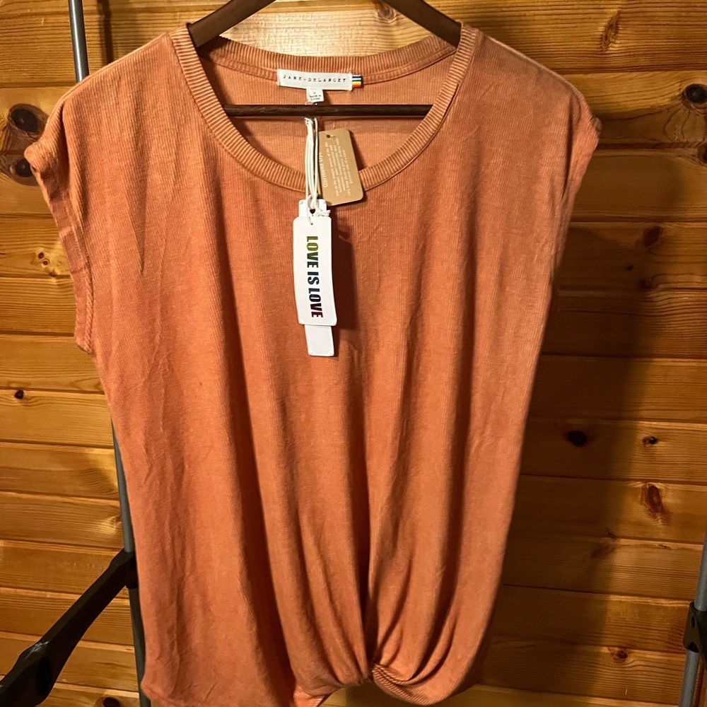 JANE + DELANCEY- Ribbed Love is Love Top